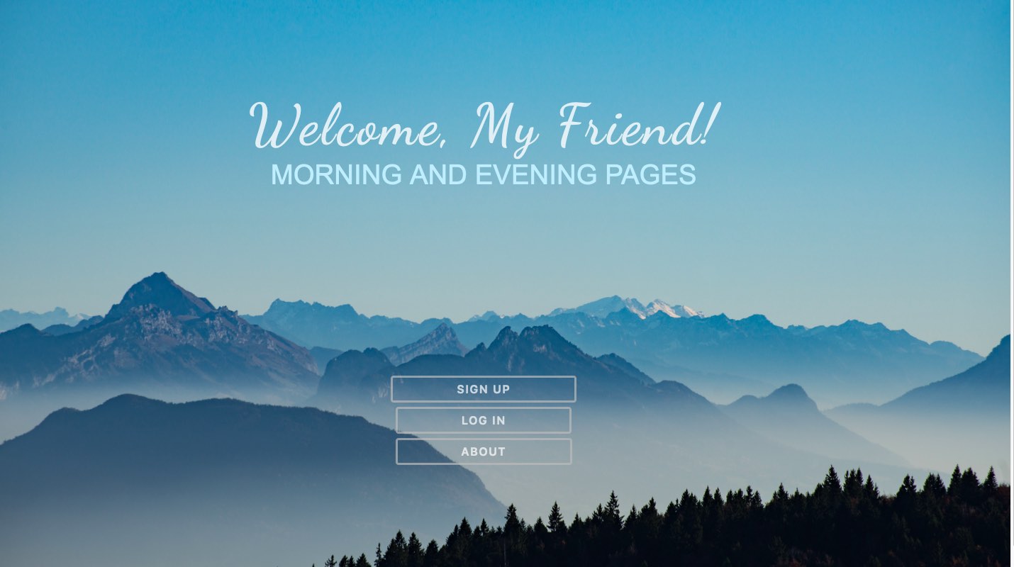 Morning and Evening pages screenshot